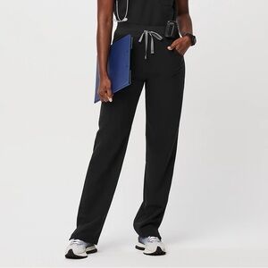 Figs High Waisted Kade cargo scrub pants sz XL black